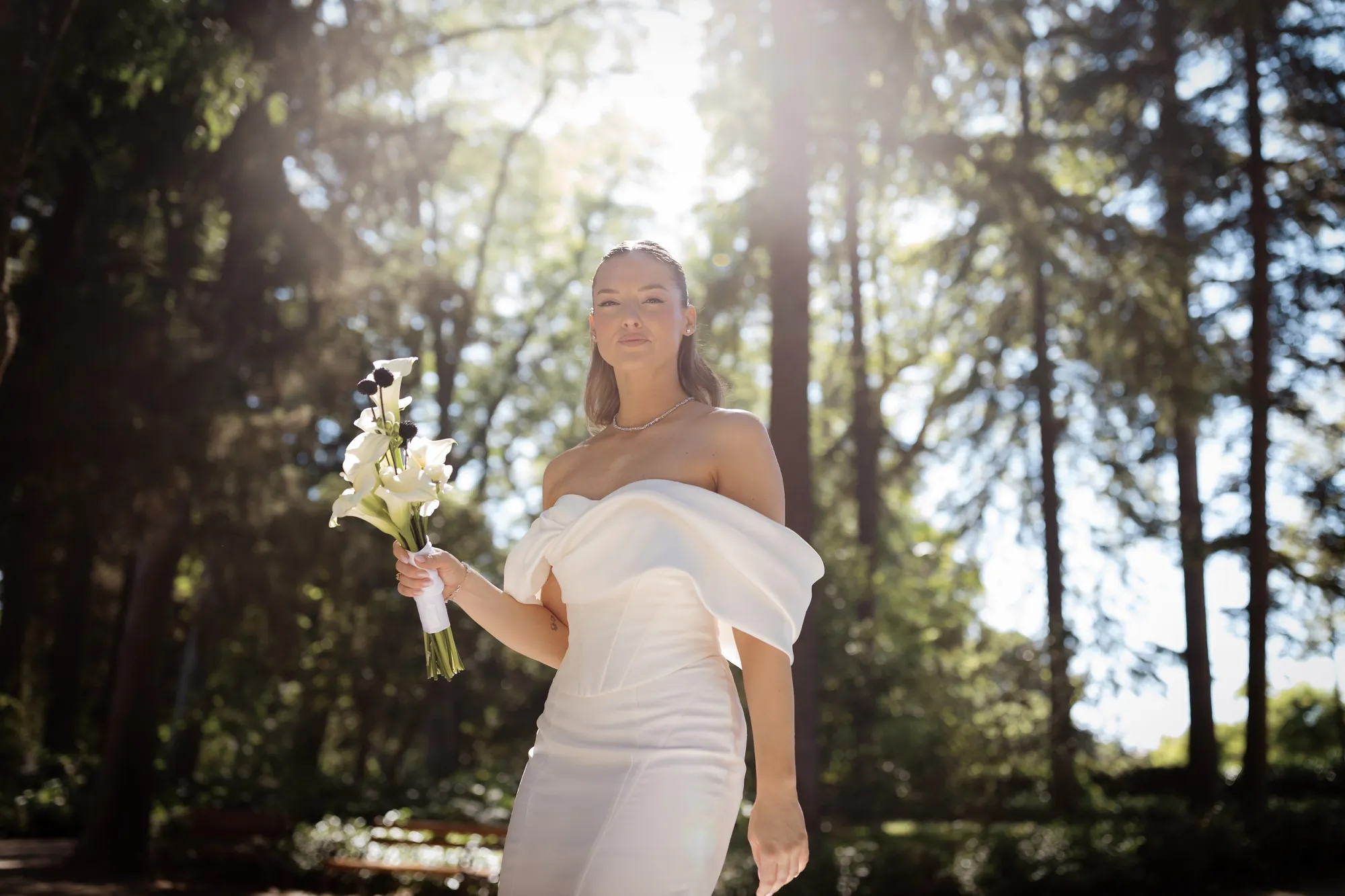 Bridal makeup — šuma